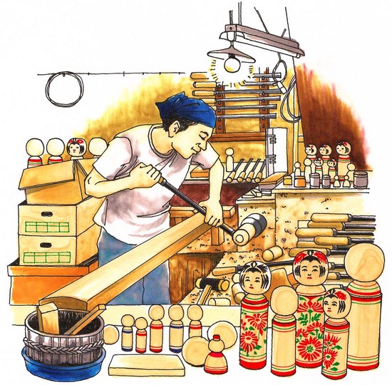 イラストレーター 斉藤ヨーコ 料理イラスト リアルイラスト イラストルポ イラストマップ 11